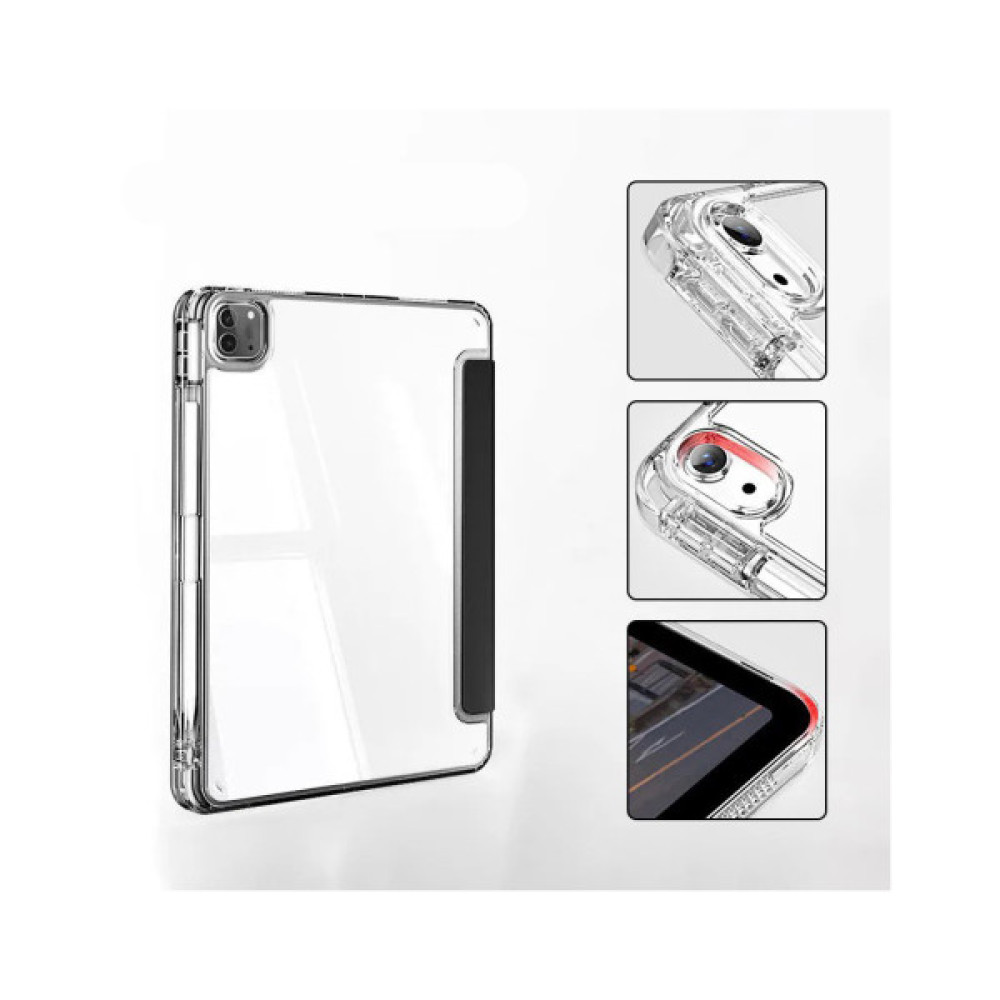 Чохол до планшета BeCover Ultra Slim Origami Transparent Apple iPad Pro 12.9 2020/2021/2022 Black (711694) Чохол до планшета BeCover Ultra Slim Origami Transparent Apple iPad Pro 12.9 2020/2021/2022 Black (711694)