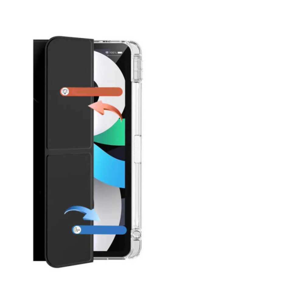 Чохол до планшета BeCover Ultra Slim Origami Transparent Apple iPad Pro 12.9 2020/2021/2022 Black (711694) Чохол до планшета BeCover Ultra Slim Origami Transparent Apple iPad Pro 12.9 2020/2021/2022 Black (711694)