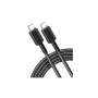 Дата кабель USB-C to USB-C 1.8m nylon 322 black Anker (A81F6G11) Дата кабель USB-C to USB-C 1.8m nylon 322 black Anker (A81F6G11)