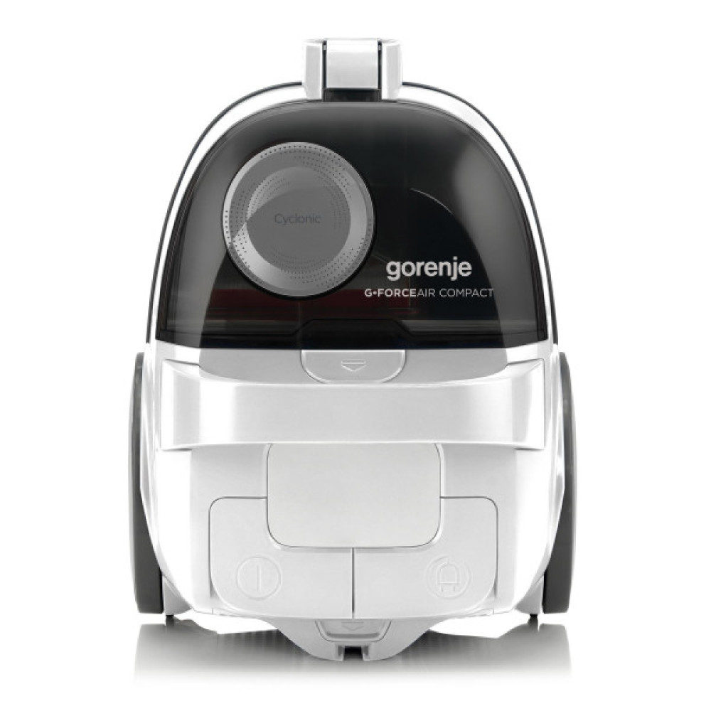 Пилосос Gorenje контейнерний, 800Вт, конт пил -2.2л, HEPA, телескоп трубка, білий