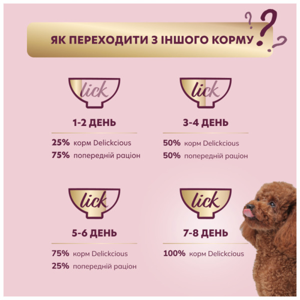 Вологий корм для собак Delickcious Смужки з лососем та морквою в крем-супі 85 г (4820269142053)