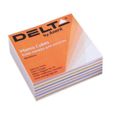 Папір для нотаток Delta by Axent "MIX" 90Х90Х30мм, unglued (D8013)