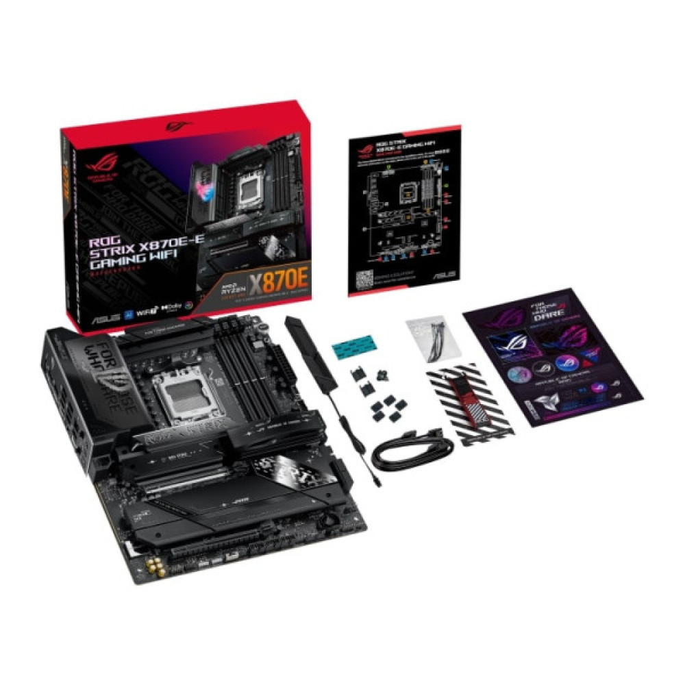 Материнcька плата ASUS ROG STRIX X870E-E GAMING WIFI sAM5 X870E 4xDDR5 M.2 HDMI Wi-Fi BT ATX