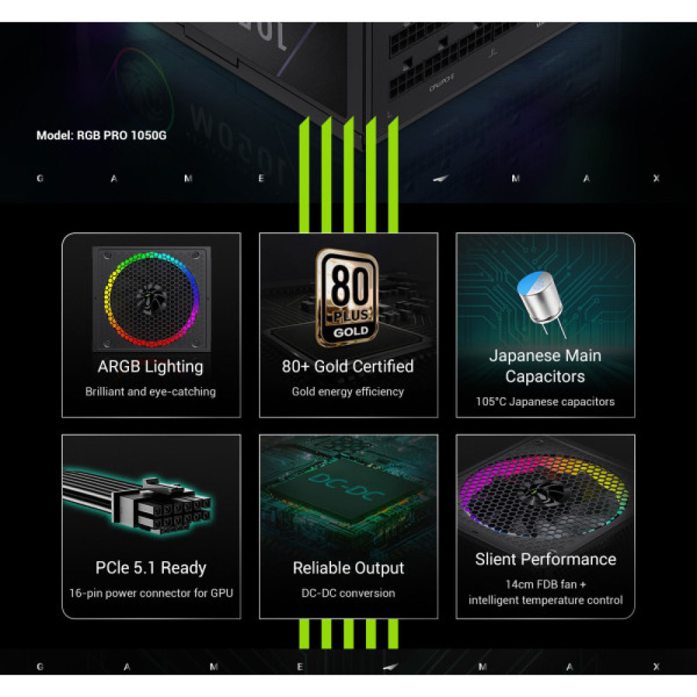 GAMEMAX RGB PRO 1050G