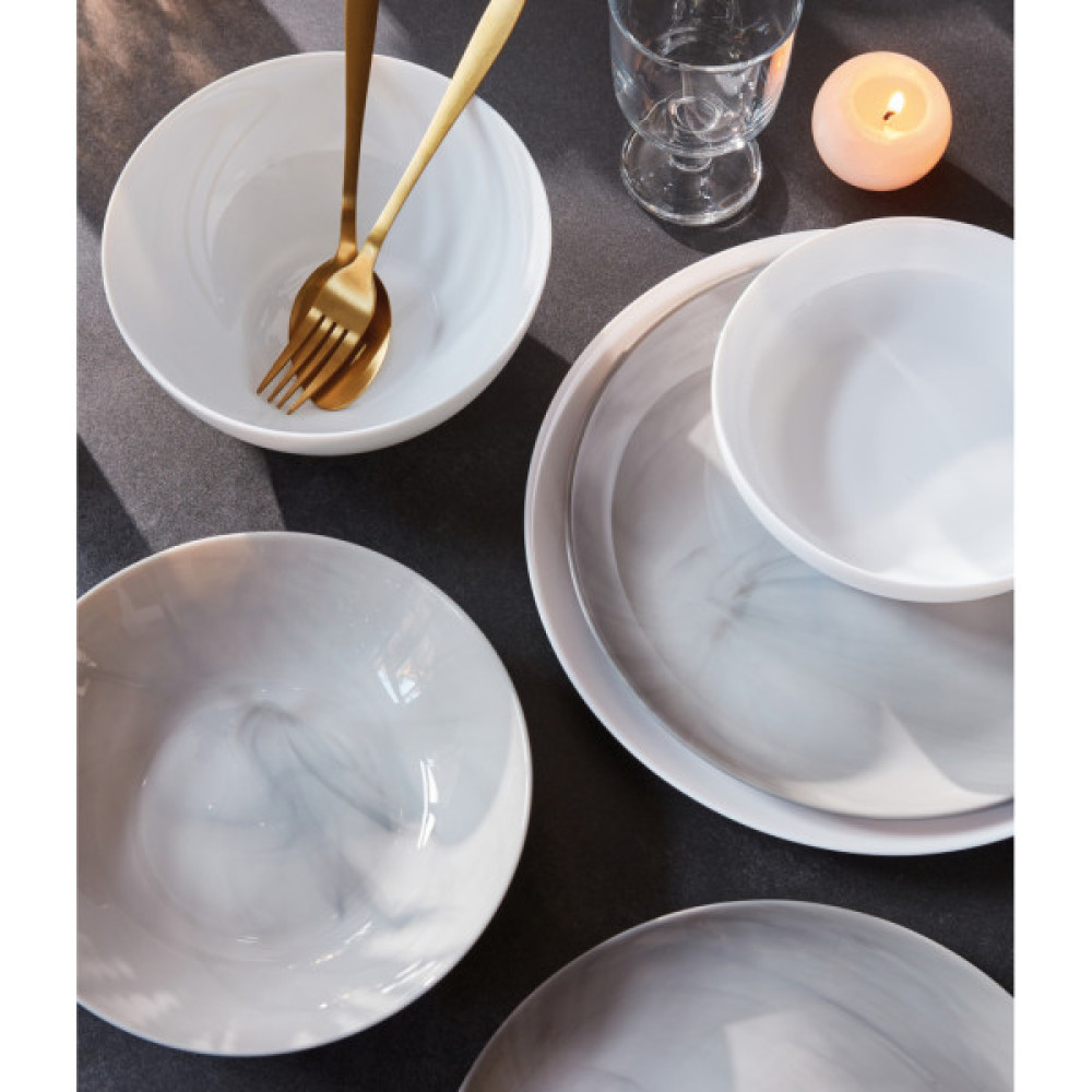 Тарілка Luminarc Diwali Marble Granit 25 см обідня (P9908)