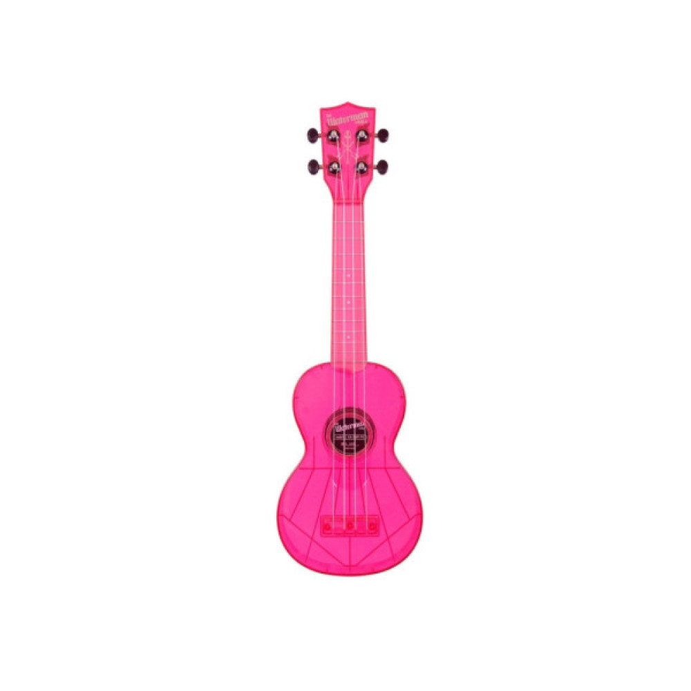 Укулеле Kala Waterman Fluorescent Pink Soprano Ukulele (231452)
