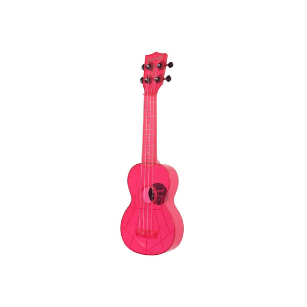 Укулеле Kala Waterman Fluorescent Pink Soprano Ukulele (231452)