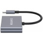 Концентратор Canyon hub DS-3 3in1 USB-C Dark Grey (CNS-TDS3) Концентратор Canyon hub DS-3 3in1 USB-C Dark Grey (CNS-TDS3)