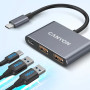 Концентратор Canyon hub DS-3 3in1 USB-C Dark Grey (CNS-TDS3) Концентратор Canyon hub DS-3 3in1 USB-C Dark Grey (CNS-TDS3)