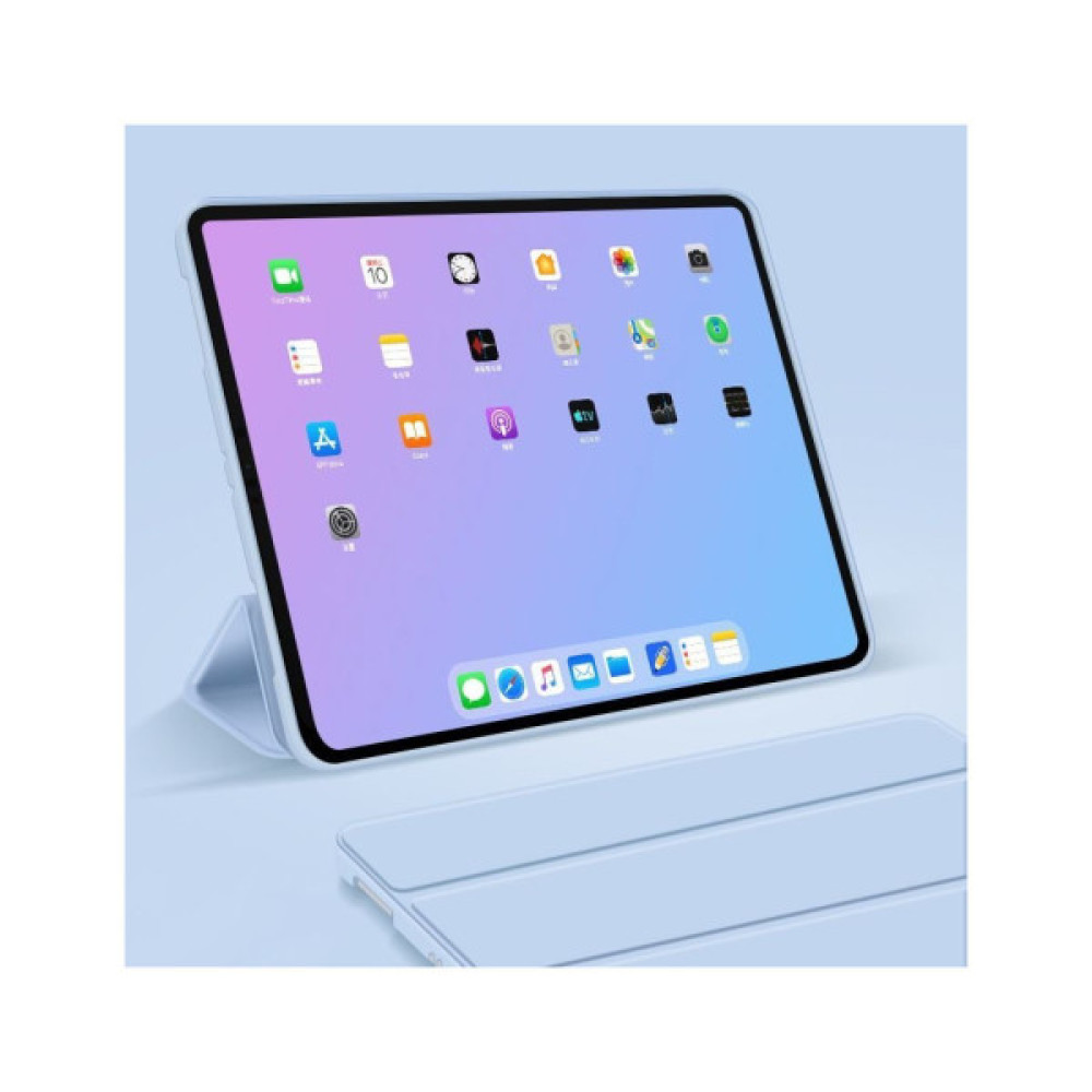 Чохол до планшета BeCover Tri Fold Soft TPU Silicone Apple iPad Air 11" M2/M3 (2024/2025) Light Blue (711409)