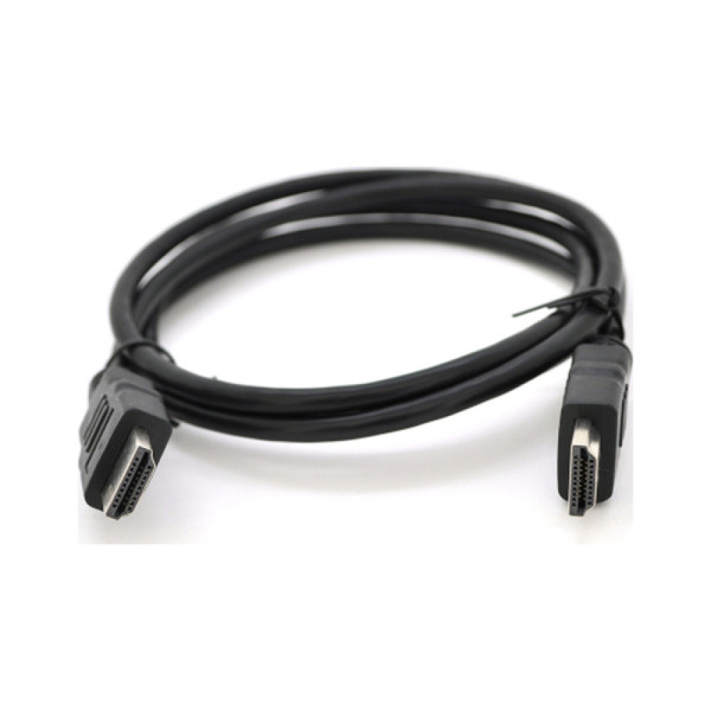 Кабель мультимедійний HDMI M to HDMI M 1.2m V1.4 black Merlion (YT-HDMI(M)/(M)-1.2mW-H181)