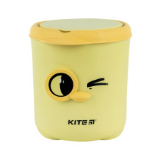 Кошик для паперів Kite Настільний контейнер для сміття, жовтий (K24-011-2)