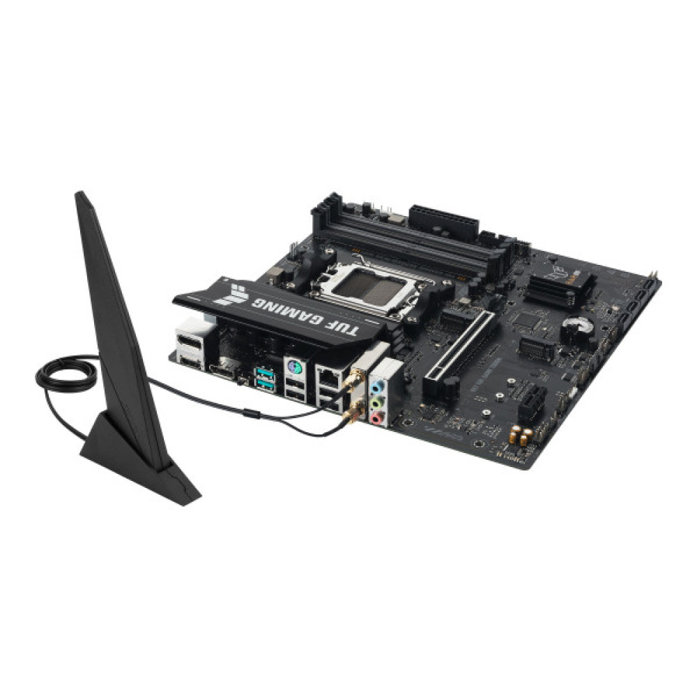 Материнcька плата ASUS TUF GAMING A620AM-PLUS WIFI sAM5 A620 4xDDR5 HDMI DP Wi-Fi BT mATX
