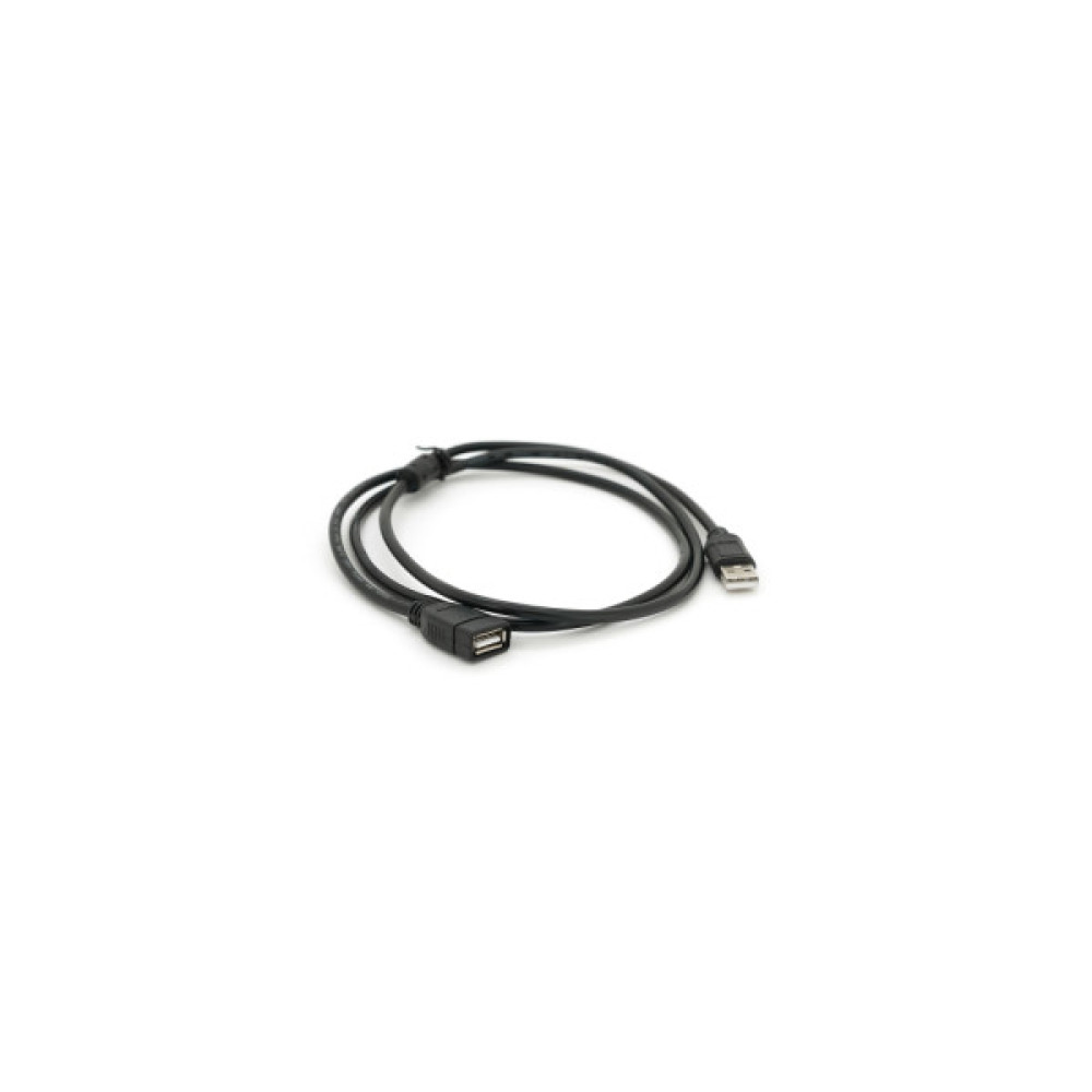 Дата кабель USB 2.0 AM/AF 1.5m ferrite black Voltronic (YT-AM/AF-1.5B)