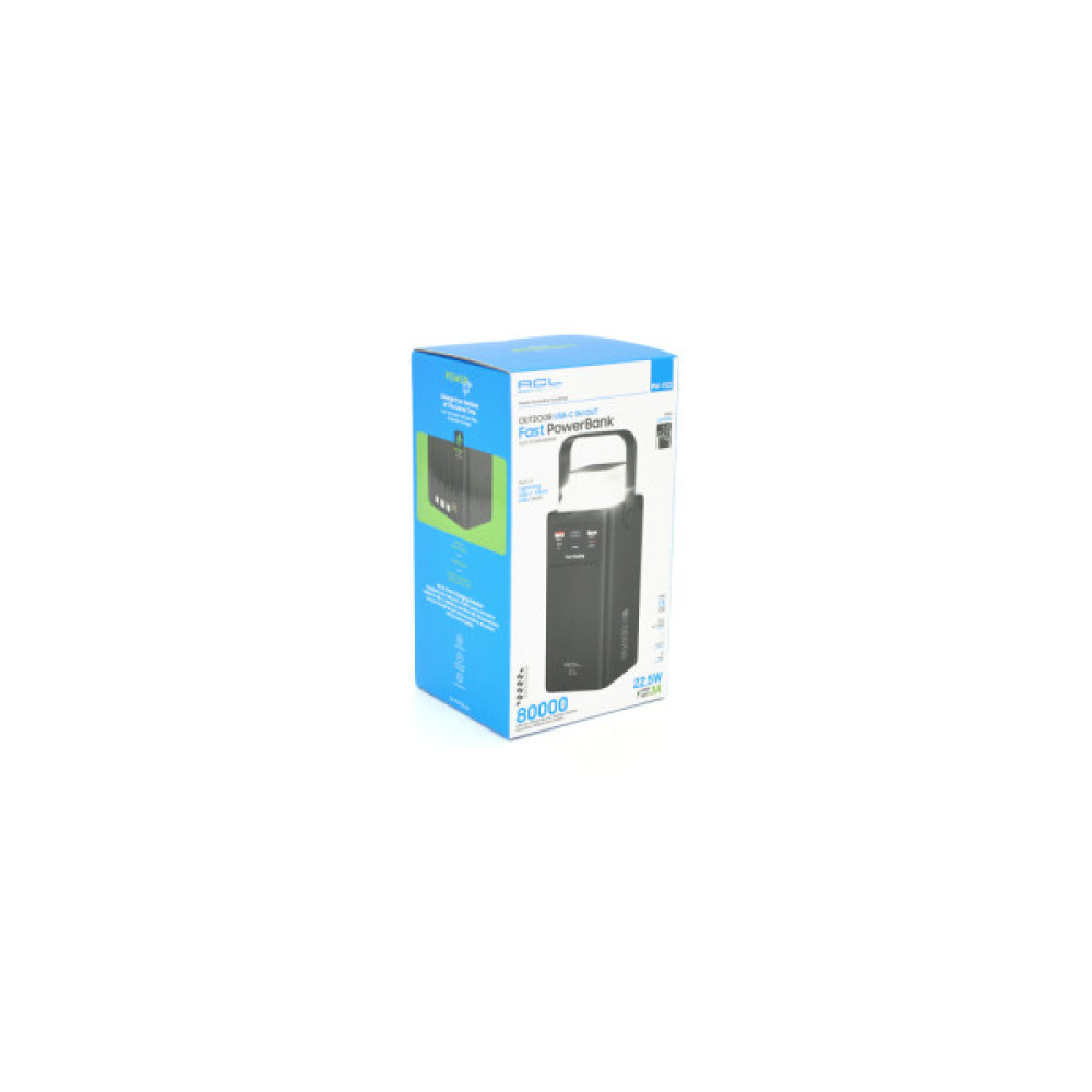 Батарея універсальна ACL 80000mAh, 22.5W, USB/Micro/Type-C/Lighting, Flashlight (PW-152)