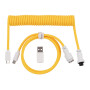 Дата кабель USB-C + USB A to USB-C 1.36m Coiled Aviator yellow Keychron (CAB16_KEYCHRON) Дата кабель USB-C + USB A to USB-C 1.36m Coiled Aviator yellow Keychron (CAB16_KEYCHRON)