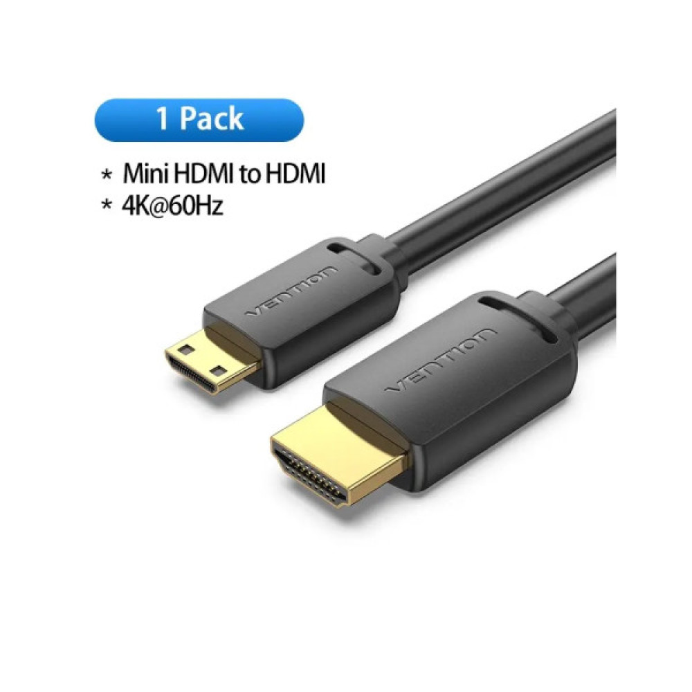 Кабель мультимедійний HDMI M to HDMI mini M 1.5m V2.0 4K60Hz VENTION (AGHBG)