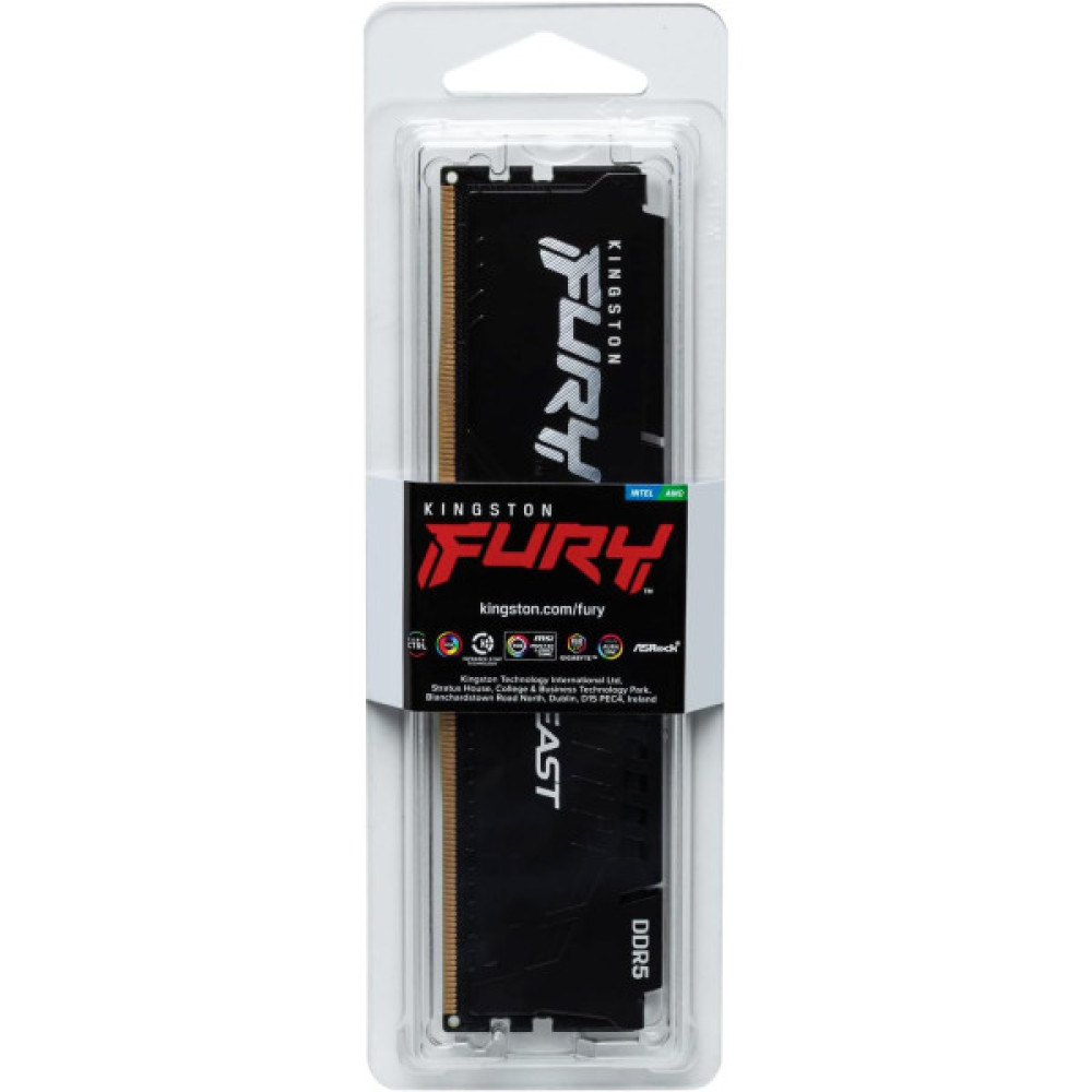Пам'ять ПК Kingston DDR5 32GB 6000 FURY Beast