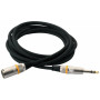 Мікрофонний кабель RockCable Microphone Cable - XLR (m) / TRS Jack 3m (RCL 30383 D7 M BA) Мікрофонний кабель RockCable Microphone Cable - XLR (m) / TRS Jack 3m (RCL 30383 D7 M BA)