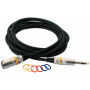 Мікрофонний кабель RockCable Microphone Cable - XLR (m) / TRS Jack 3m (RCL 30383 D7 M BA) Мікрофонний кабель RockCable Microphone Cable - XLR (m) / TRS Jack 3m (RCL 30383 D7 M BA)