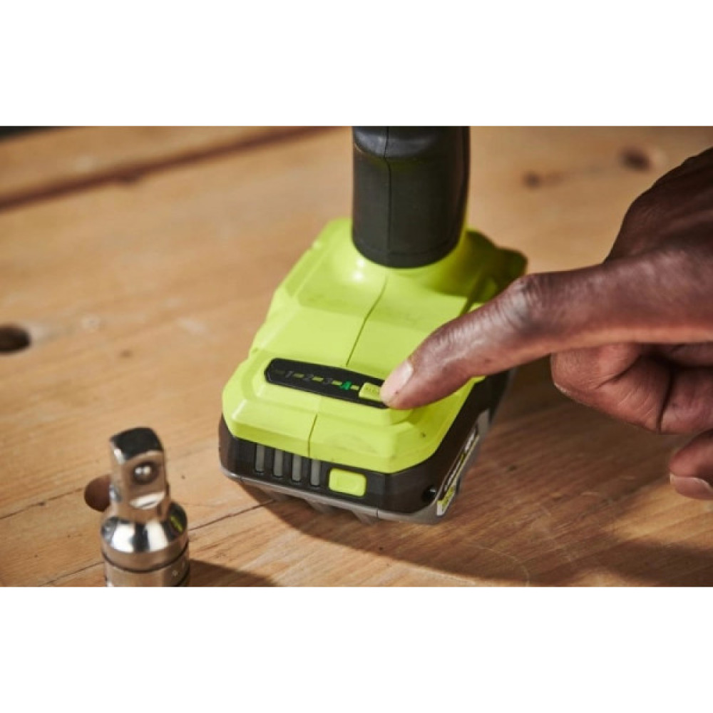 Гайковерт ударний акумуляторний Ryobi ONE+ HP RIW18C-0 18В 2800об·хв 450Нм 1/2" 4 швидкості 1.2кг без АКБ та ЗП