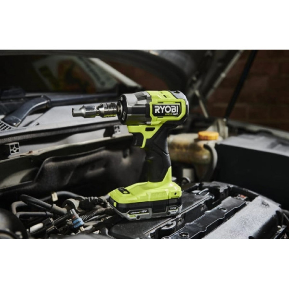 Гайковерт ударний акумуляторний Ryobi ONE+ HP RIW18C-0 18В 2800об·хв 450Нм 1/2" 4 швидкості 1.2кг без АКБ та ЗП
