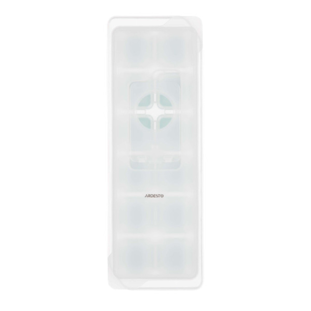 Форма для льоду ARDESTO Fresh, 26х9.5х3.5см, силікон, пластик, зелений (AR3595G)