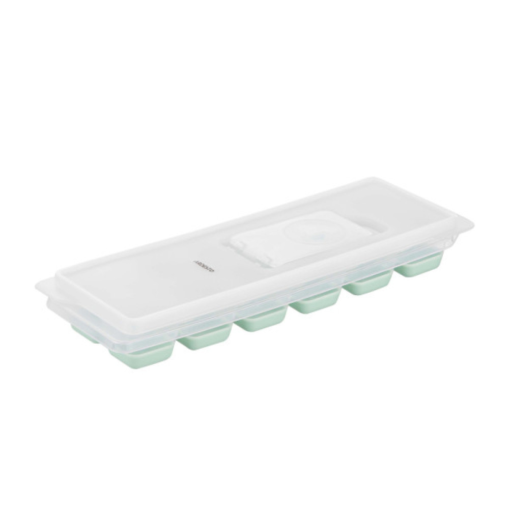 Форма для льоду ARDESTO Fresh, 26х9.5х3.5см, силікон, пластик, зелений (AR3595G)