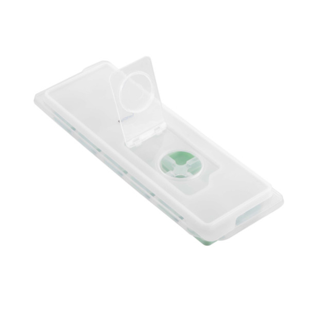 Форма для льоду ARDESTO Fresh, 26х9.5х3.5см, силікон, пластик, зелений (AR3595G)