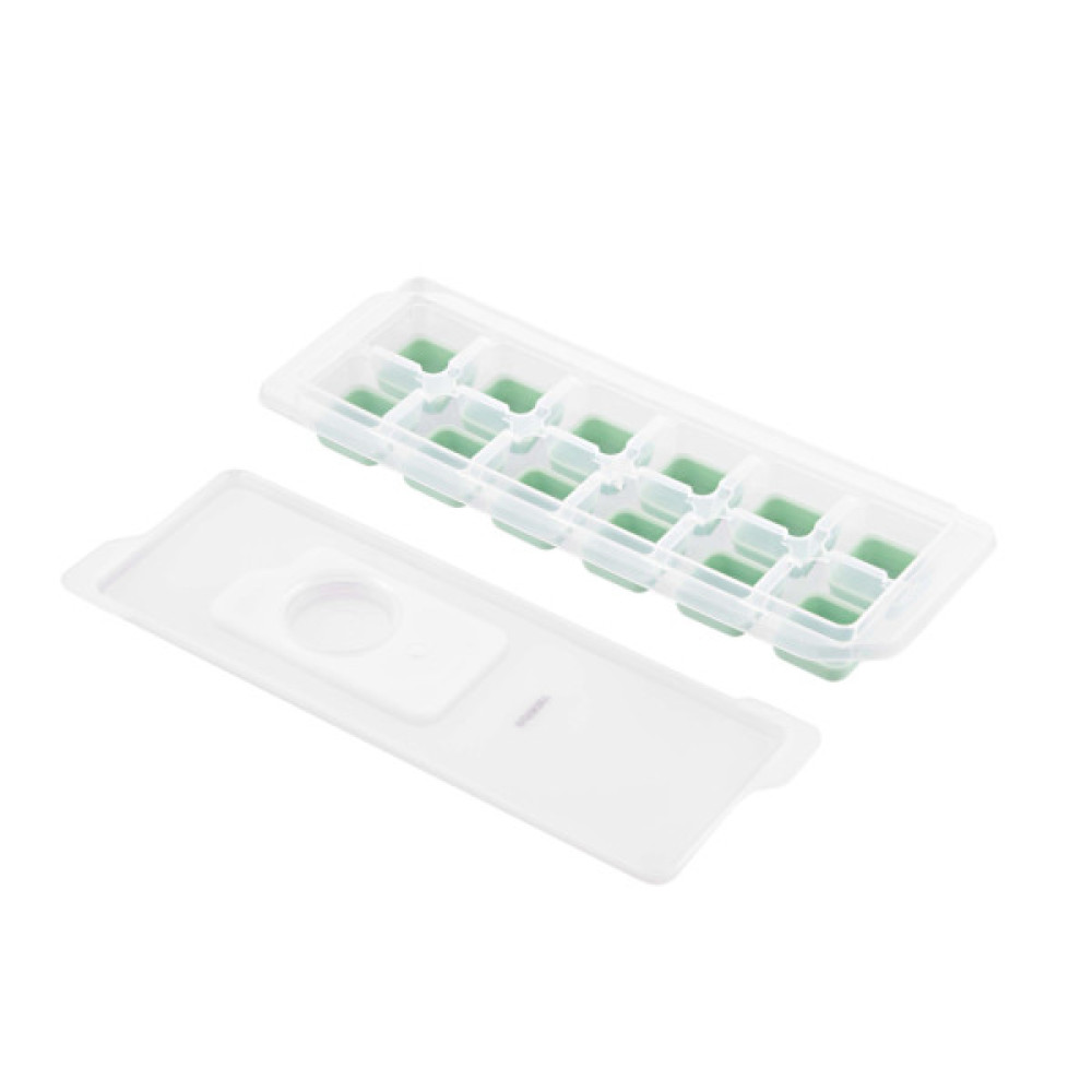 Форма для льоду ARDESTO Fresh, 26х9.5х3.5см, силікон, пластик, зелений (AR3595G)