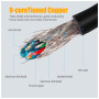 Дата кабель USB 2.0 AM/AM 0.5m 5Gbps Essager (EXCAA2-YTB01)