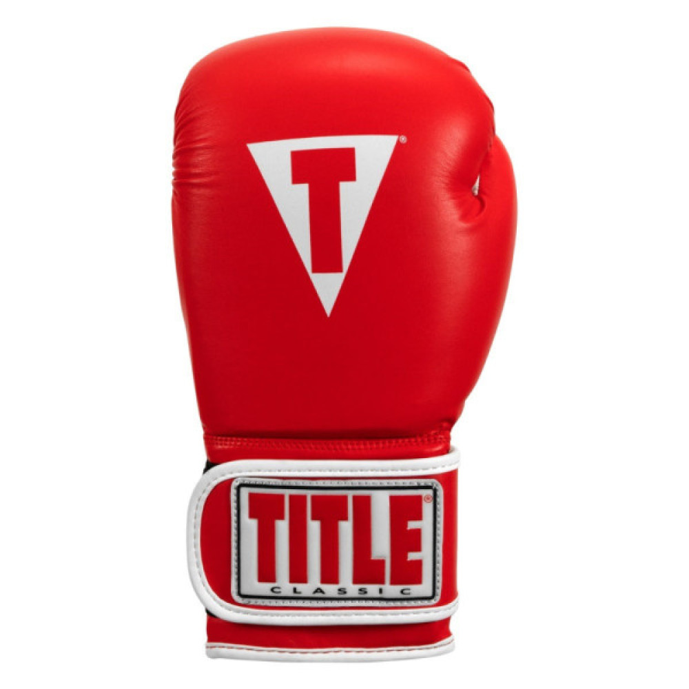Боксерські рукавички Title Classic Pro Style 3.0 Red/White 14 oz (CVVTG3 14 RD/WH)