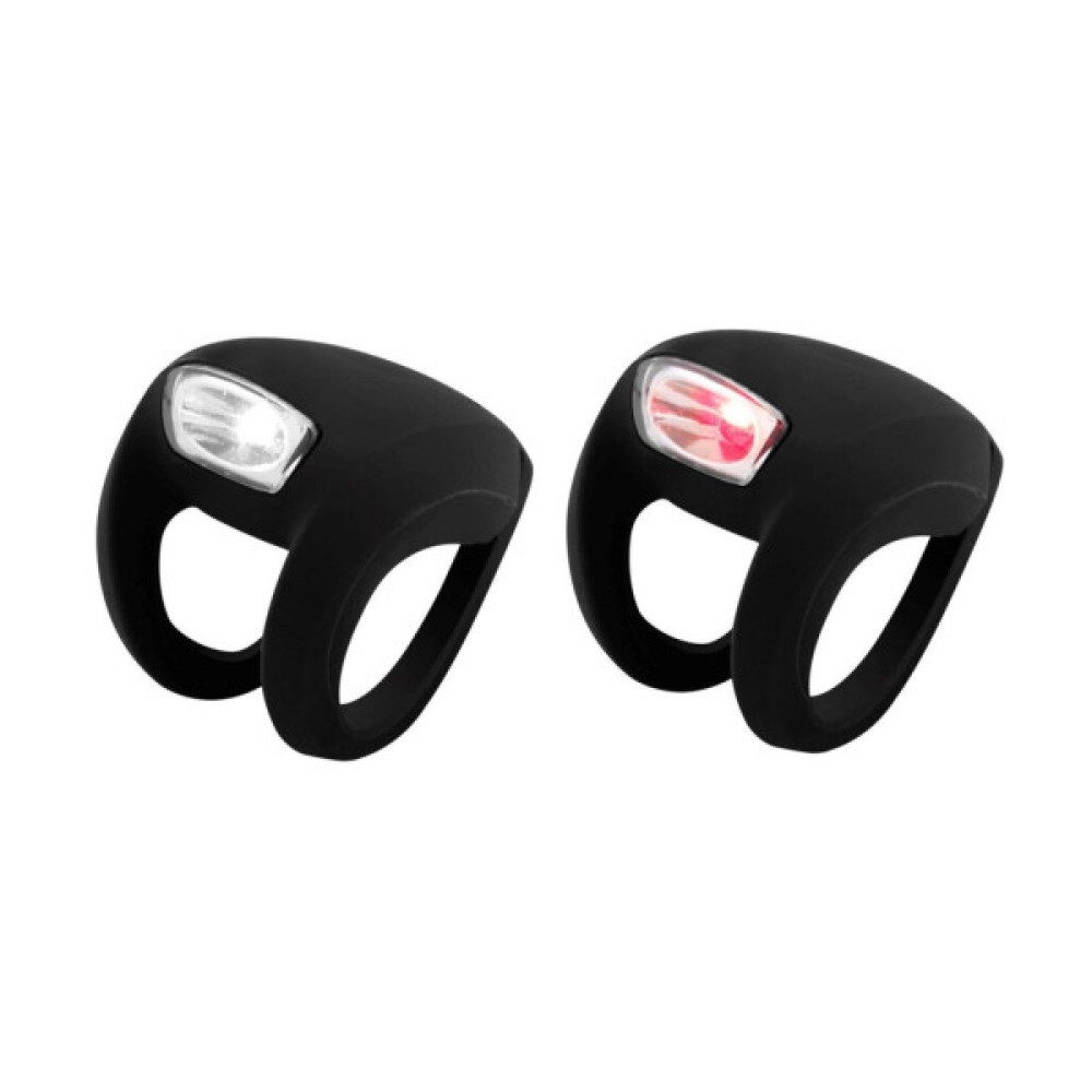 Задня велофара Knog Frog Strobe Rear 2.5 Lumens Black (11928)