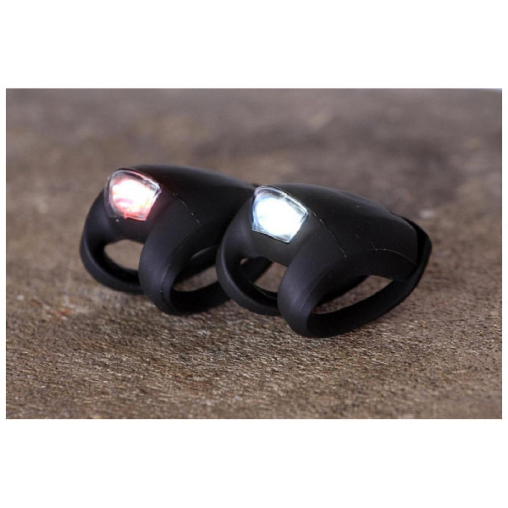 Задня велофара Knog Frog Strobe Rear 2.5 Lumens Black (11928)