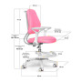 Дитяче крісло Evo-kids s Mio Ergo Pink (Y-507 KP) Дитяче крісло Evo-kids s Mio Ergo Pink (Y-507 KP)