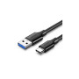 Дата кабель USB 3.0 AM to Type-C 1.0m US184 Black Ugreen (20882) Дата кабель USB 3.0 AM to Type-C 1.0m US184 Black Ugreen (20882)