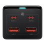 Зарядний пристрій Baseus AC + 2xUSB-C 100W + 2xUSB + cable USB-C to USB-C 100W 1.0m black (PSZM000401) Зарядний пристрій Baseus AC + 2xUSB-C 100W + 2xUSB + cable USB-C to USB-C 100W 1.0m black (PSZM000401)