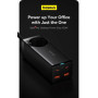 Зарядний пристрій Baseus AC + 2xUSB-C 100W + 2xUSB + cable USB-C to USB-C 100W 1.0m black (PSZM000401) Зарядний пристрій Baseus AC + 2xUSB-C 100W + 2xUSB + cable USB-C to USB-C 100W 1.0m black (PSZM000401)