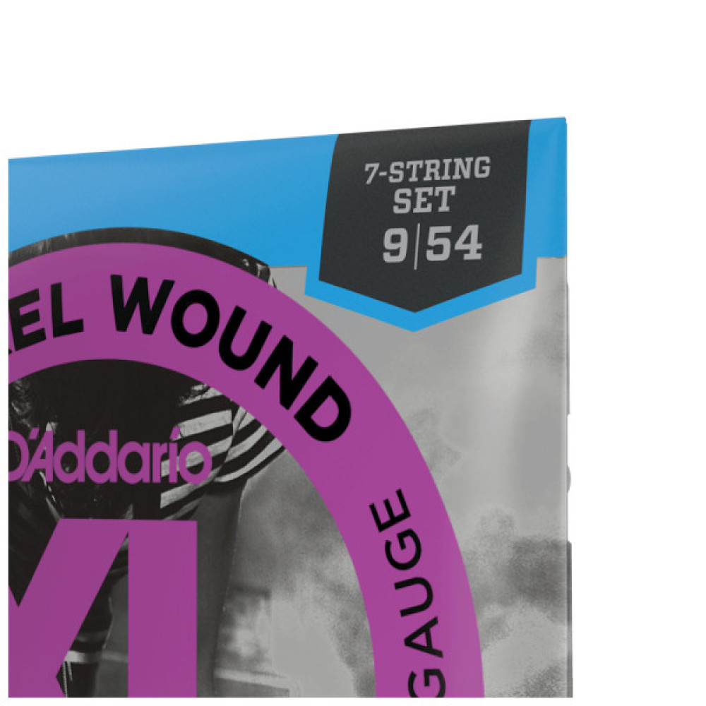 Струни для гітари D'Addario XL Nickel Wound Super Light 7-String (09-54) (EXL120-7)