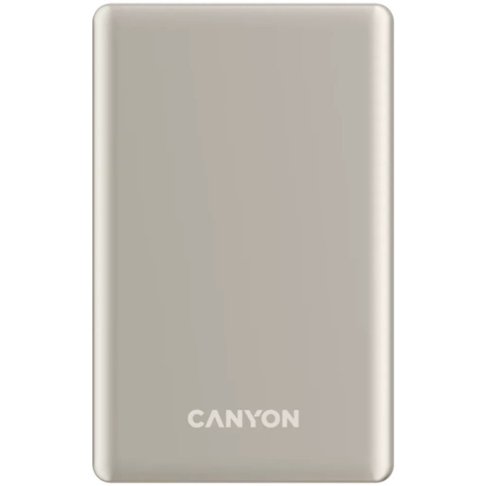 Батарея універсальна Canyon 5000mAh OnPower 505 slim Magsafe PD/20W Beige (CNS-CPB505BE)