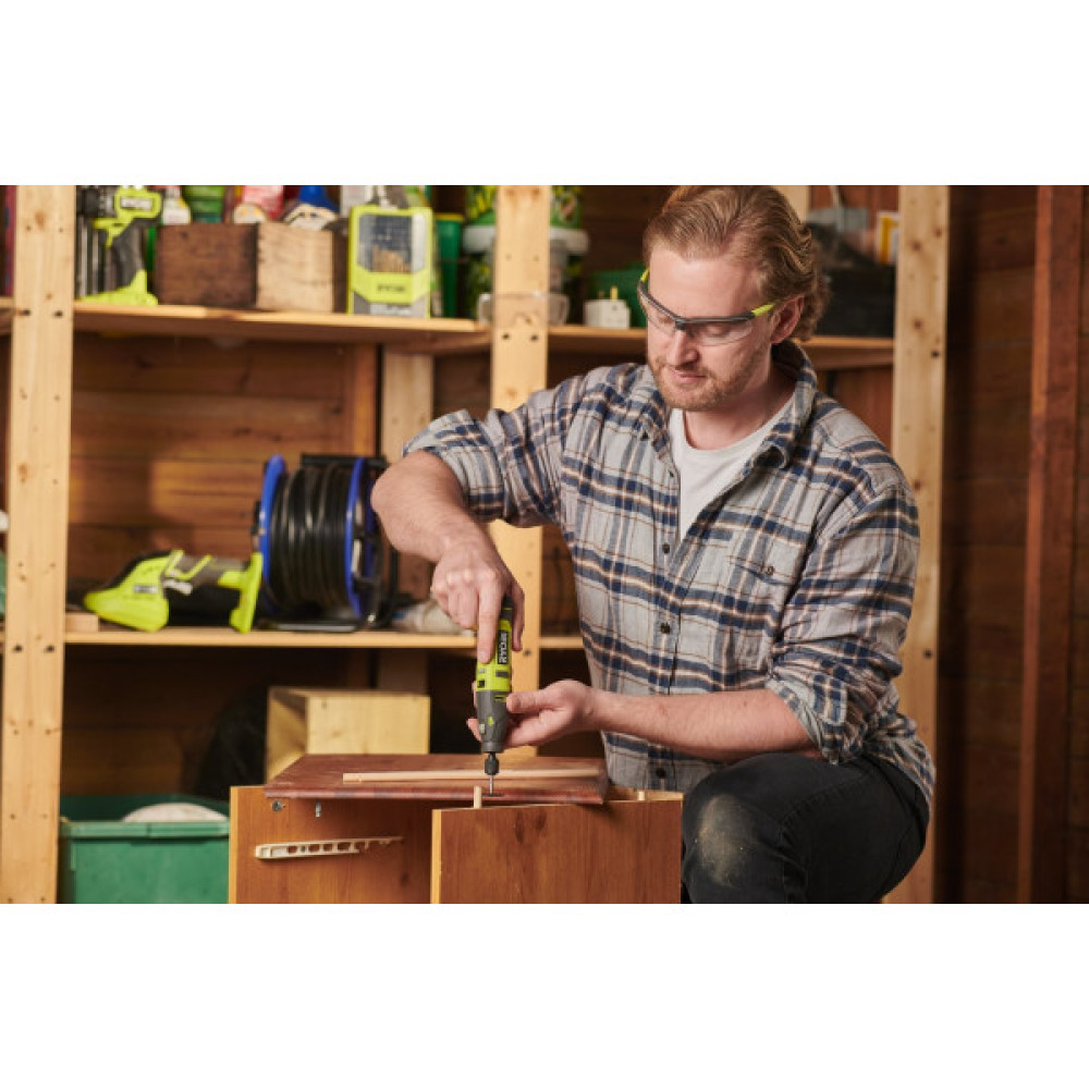 Шліфмашина шліфувально-гравірувальна акумуляторна Ryobi USB Lithium RRT4-120GA15 4В 1х2А·год 15 аксесуарів 0.23кг