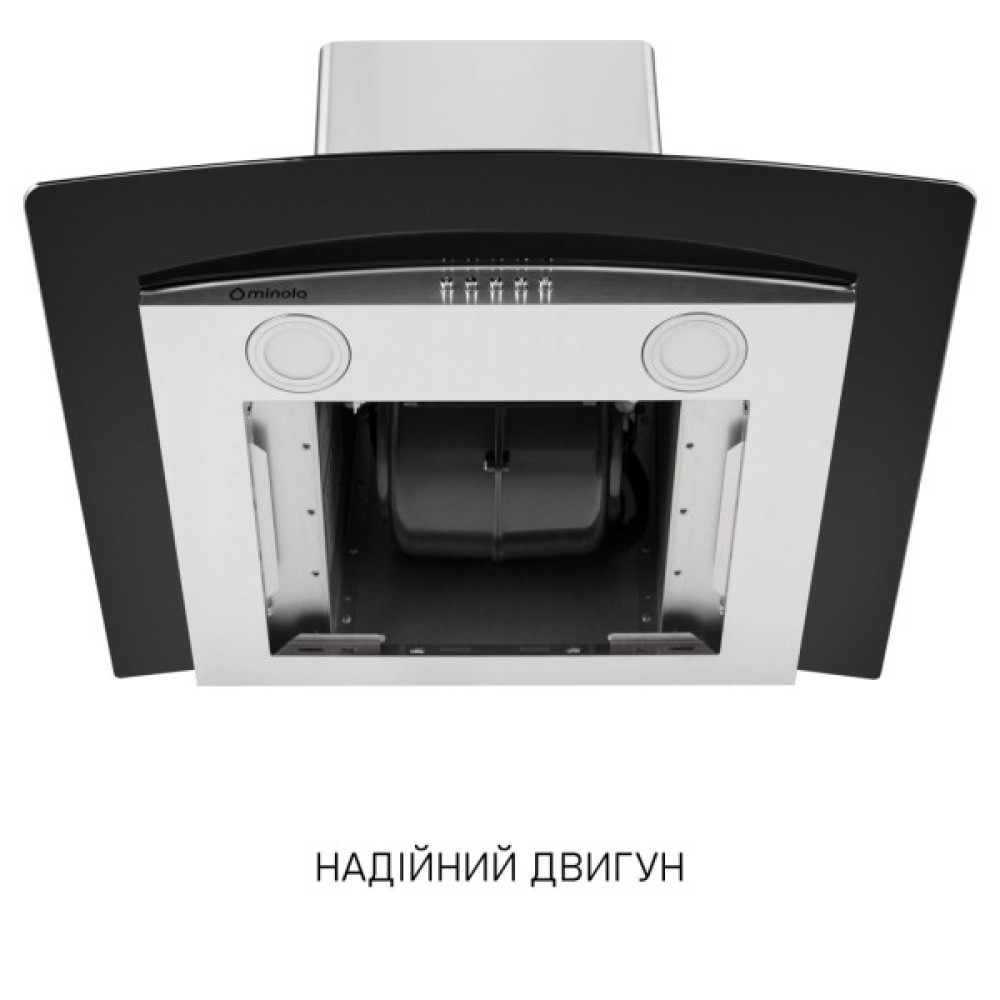 Витяжка кухонна Minola MTG 6642 I LED
