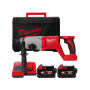 Перфоратор Milwaukee SDS-PLUS, M18 BLHACD26-402X, 2,6Дж ЗП М12-18 С,2x5ah, HD кейс (4933492480)