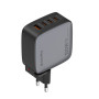 Зарядний пристрій ColorWay Power Delivery GaN (USB-A + 3USB TYPE-C) (100W) (CW-CHS047PD-BK) Зарядний пристрій ColorWay Power Delivery GaN (USB-A + 3USB TYPE-C) (100W) (CW-CHS047PD-BK)
