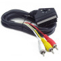 Кабель мультимедійний SCART M to 3xRCA M 1.8m Cablexpert (CCV-519-001) Кабель мультимедійний SCART M to 3xRCA M 1.8m Cablexpert (CCV-519-001)