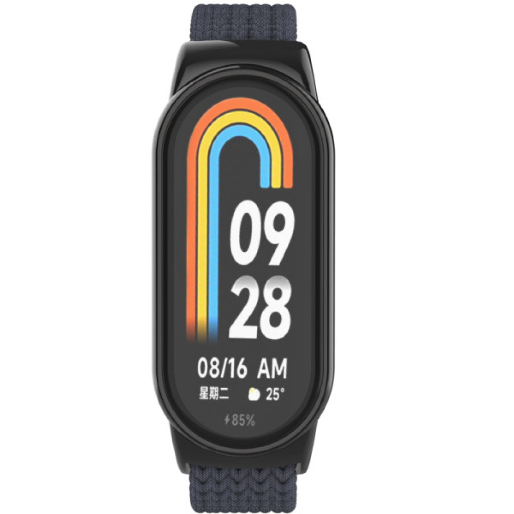 Ремінець до фітнес браслета Armorstandart Braided Solo Loop для Xiaomi Smart Band 10/9/8 Charcoal (ARM86881)