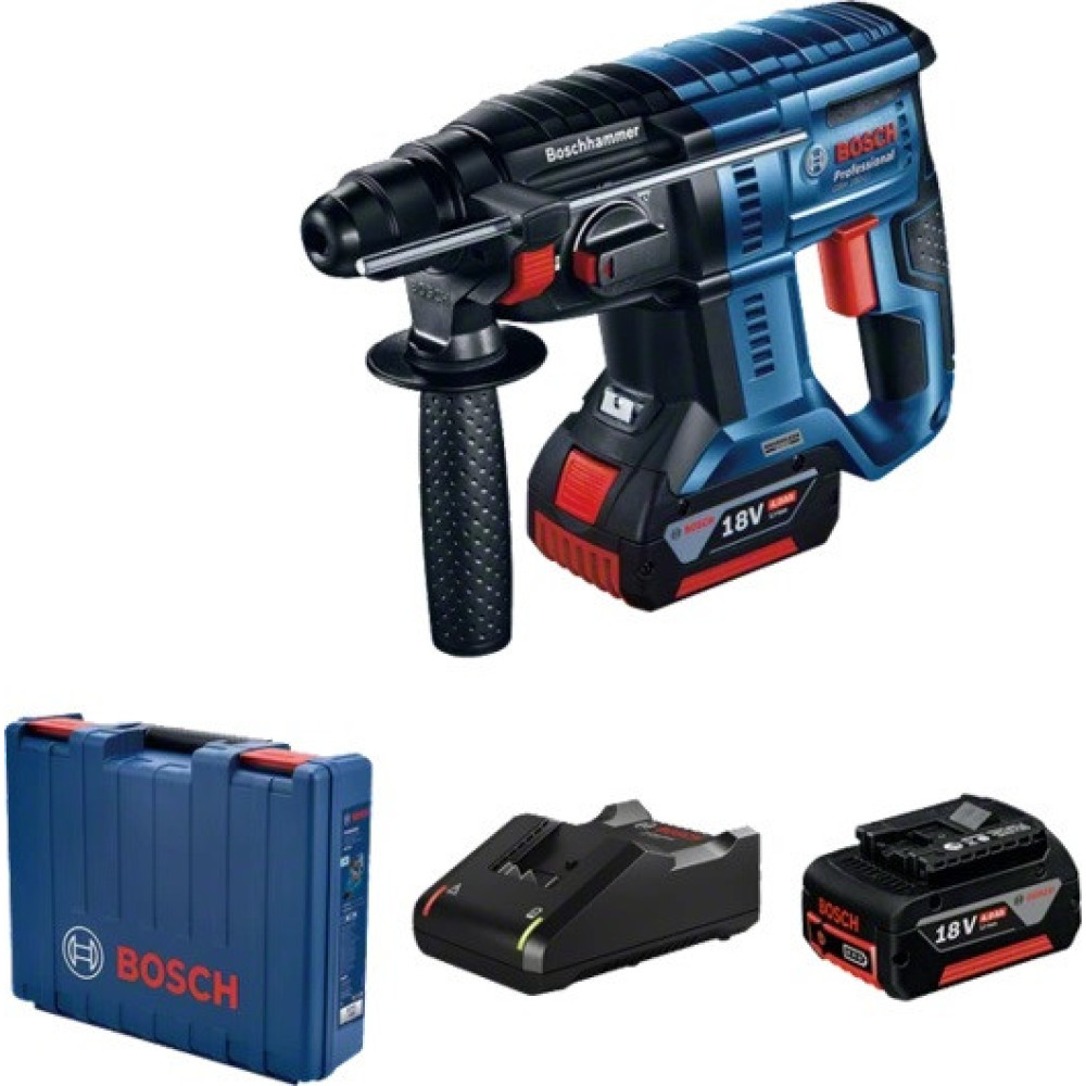 Перфоратор акумуляторний Bosch Professional GBH 180-LI SDS-Plus 18В акб 1x4А·год 2Дж 2.3кг
