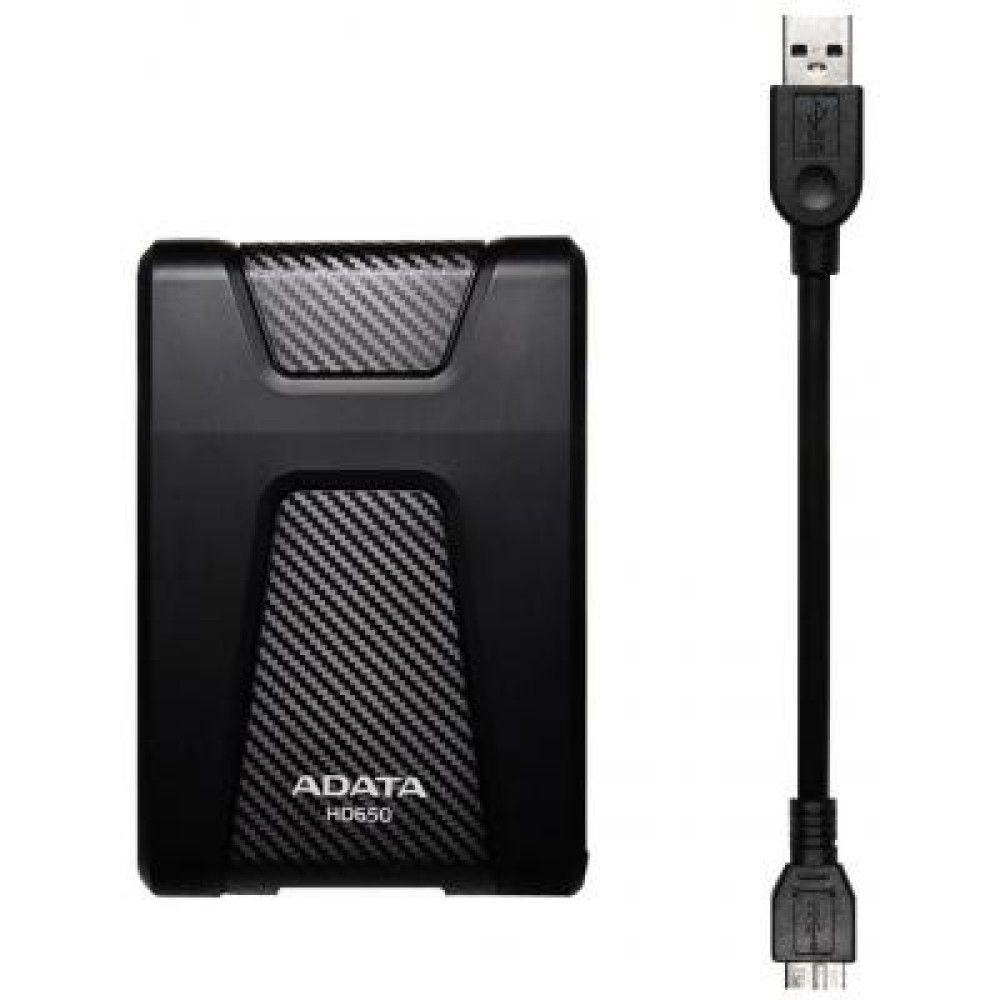 Зовнішній жорсткий диск 2.5" 2TB ADATA (AHD650-2TU31-CBK)