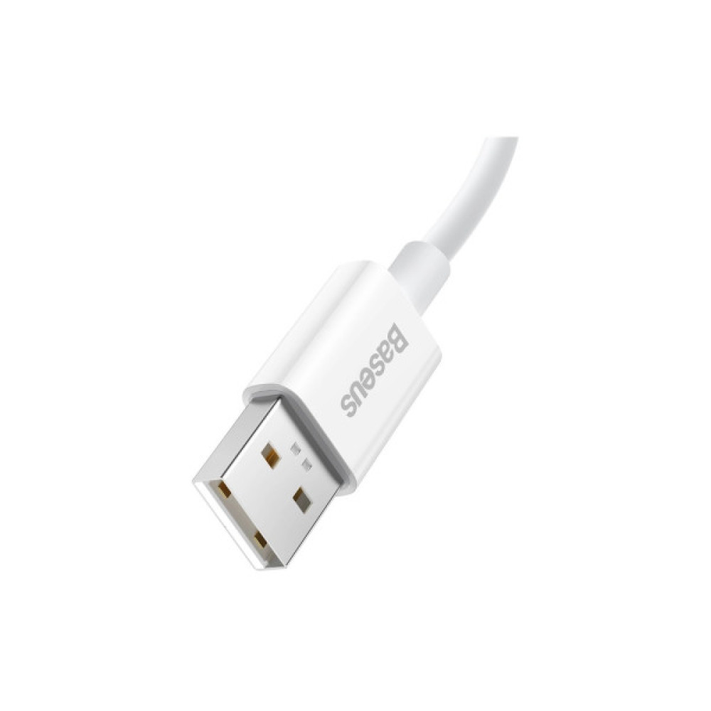 Дата кабель USB 2.0 AM to USB-C 2.0m Superior Fast Charging 60W white Baseus (CAYS001002)