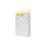 Дата кабель USB 2.0 AM to USB-C 2.0m Superior Fast Charging 60W white Baseus (CAYS001002) Дата кабель USB 2.0 AM to USB-C 2.0m Superior Fast Charging 60W white Baseus (CAYS001002)
